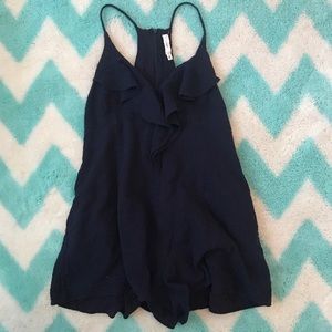navy blue romper
